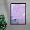 Wisteria contemporary wall art print by Lily Kong - sold by DROOL