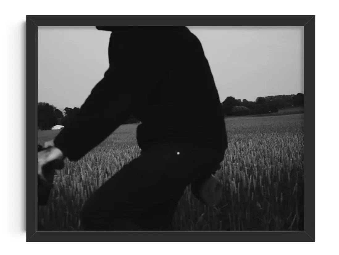 Wheat Rider contemporary wall art print by Johan Knobe - sold by DROOL