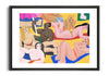 Load image into Gallery viewer, La plage contemporary wall art print by Cépé - sold by DROOL