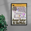Zhao Dai pres. Amor Satyr & Siu Mata contemporary wall art print by MENSLIES - sold by DROOL