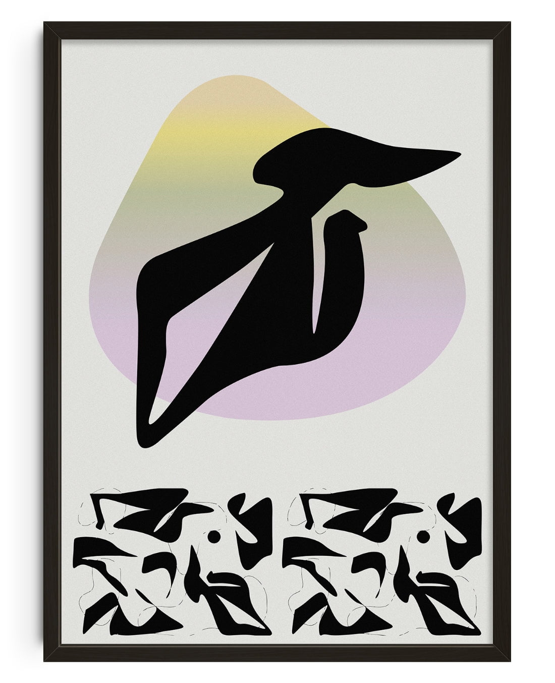 After Jean Arp 02/03 contemporary wall art print by Gabrielle White - sold by DROOL