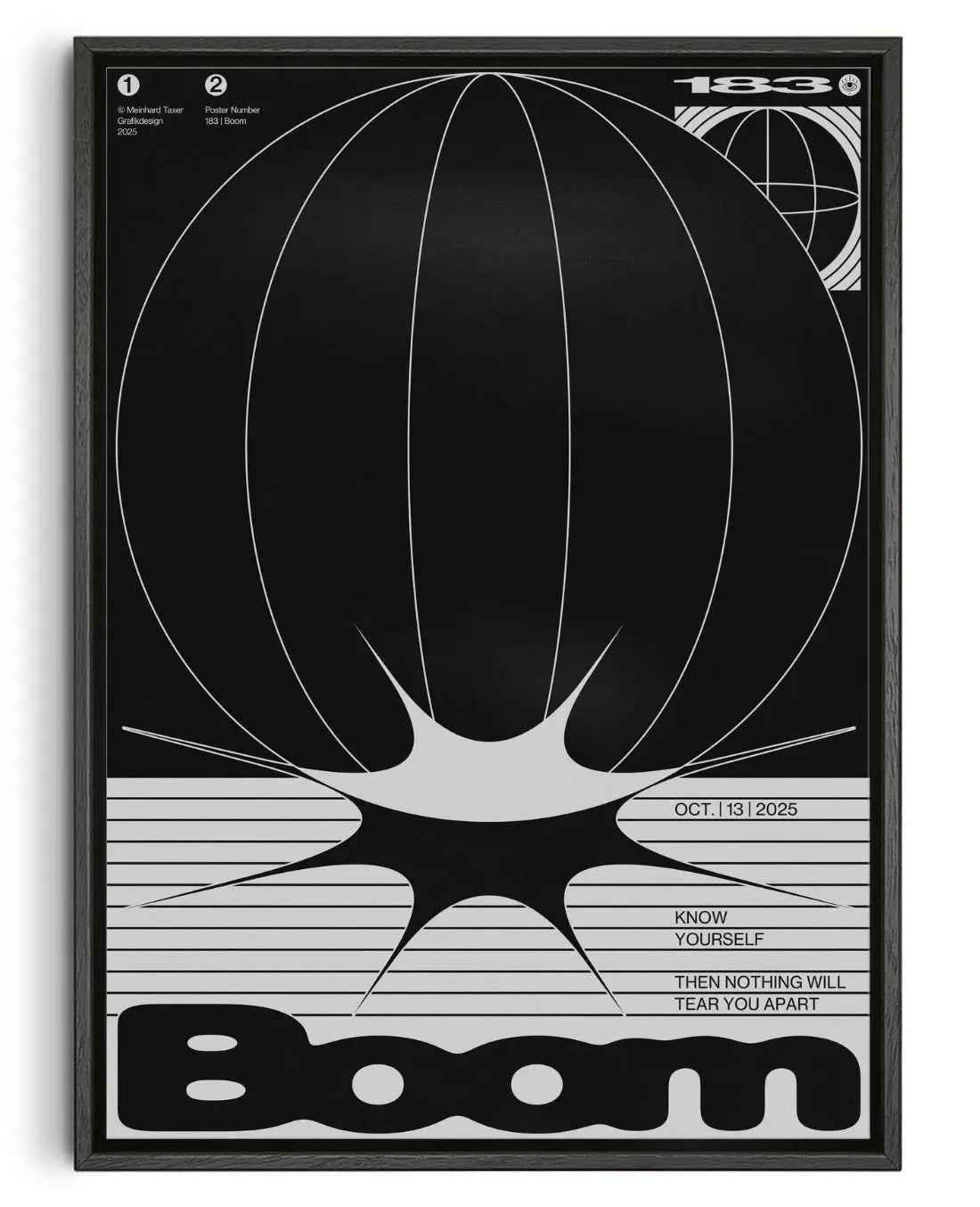 Boom contemporary canvas print by Meindl Taxer - sold by DROOL