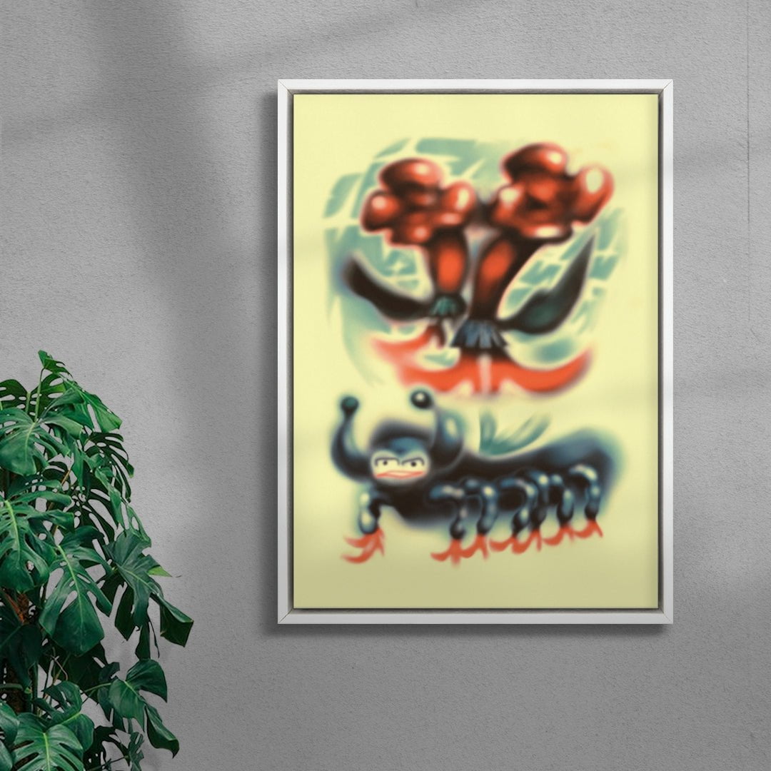 Encuentro contemporary wall art print by Florencia Pernicone - sold by DROOL