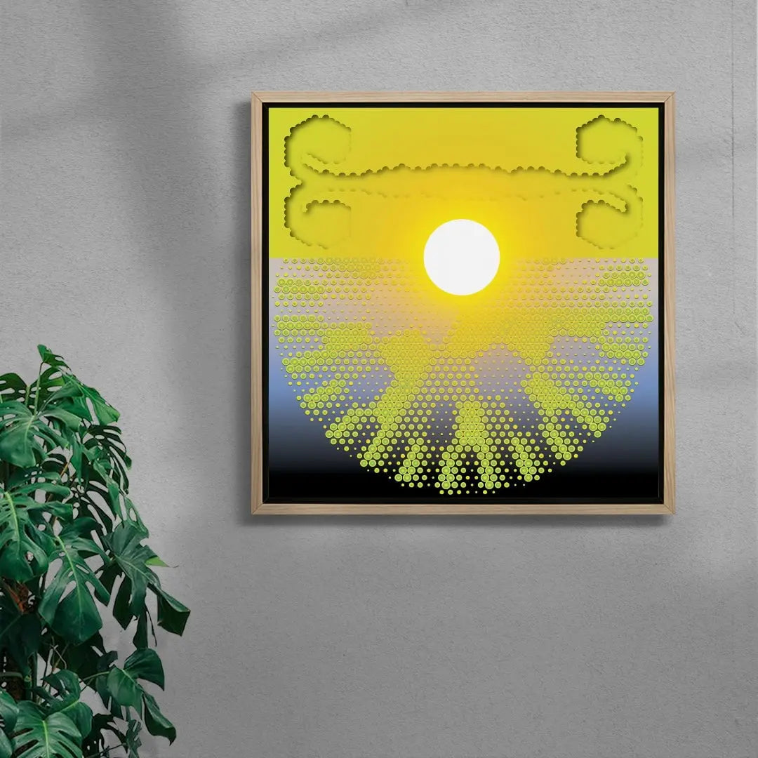Sacral contemporary wall art print by Klara Troost - sold by DROOL