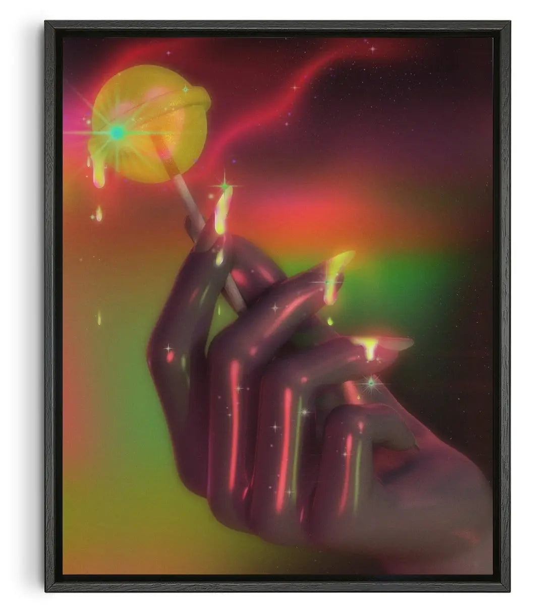 Melts in your hand contemporary wall art print by Ed Reika - sold by DROOL