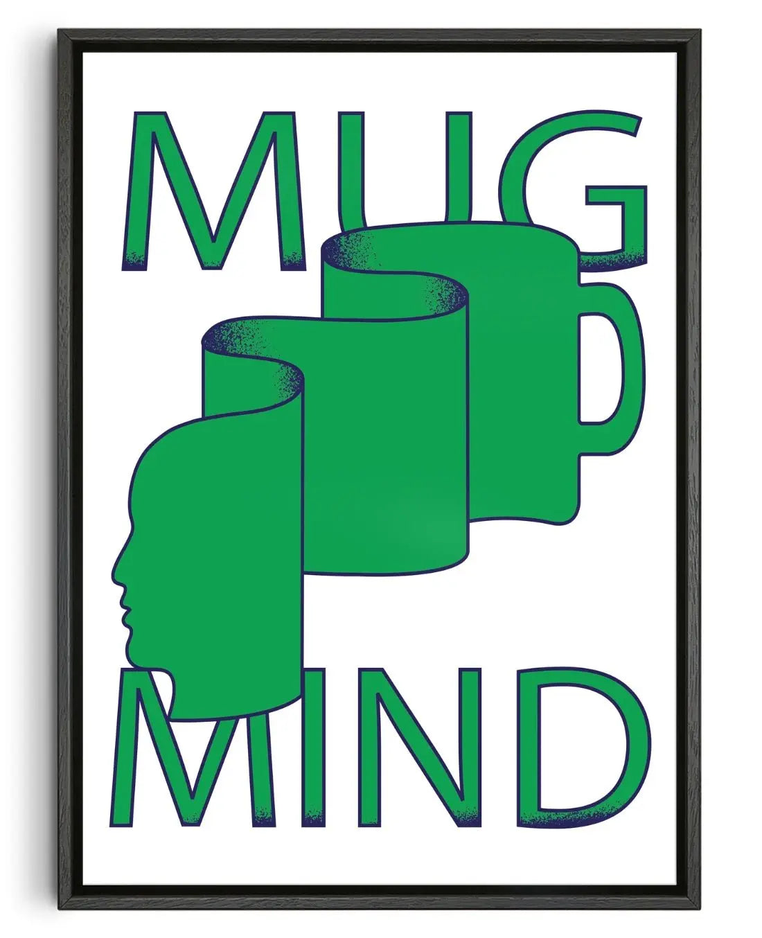 MUG MIND - Canvas Print by Max Blackmore | DROOL Art