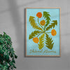 Unloved Flowers contemporary wall art print by Kwonny - sold by DROOL