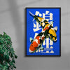 Nishikigoi 4 contemporary wall art print by Othman Zougam - sold by DROOL