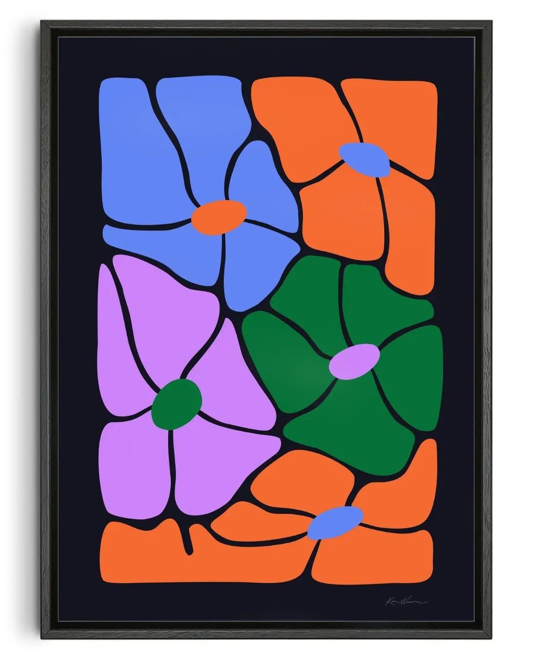 KTSE contemporary wall art print by Kim Van Vuuren - sold by DROOL