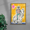Honourable contemporary wall art print by Caitlin Flood-Molyneux - sold by DROOL