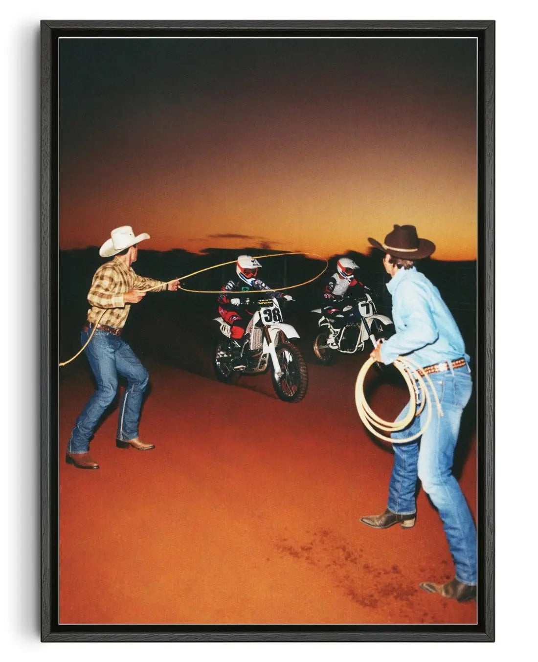 CATCH ME, IF YOU CAN contemporary wall art print by Ces XC - sold by DROOL