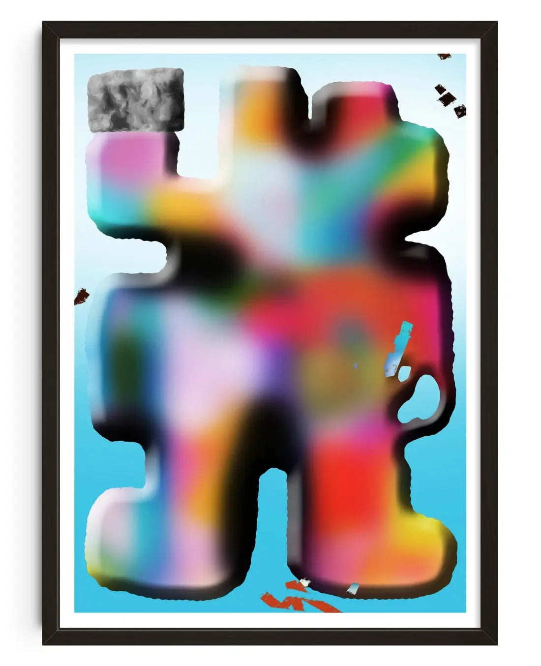 The Stone Finder contemporary wall art print by Jorge Santos - sold by DROOL