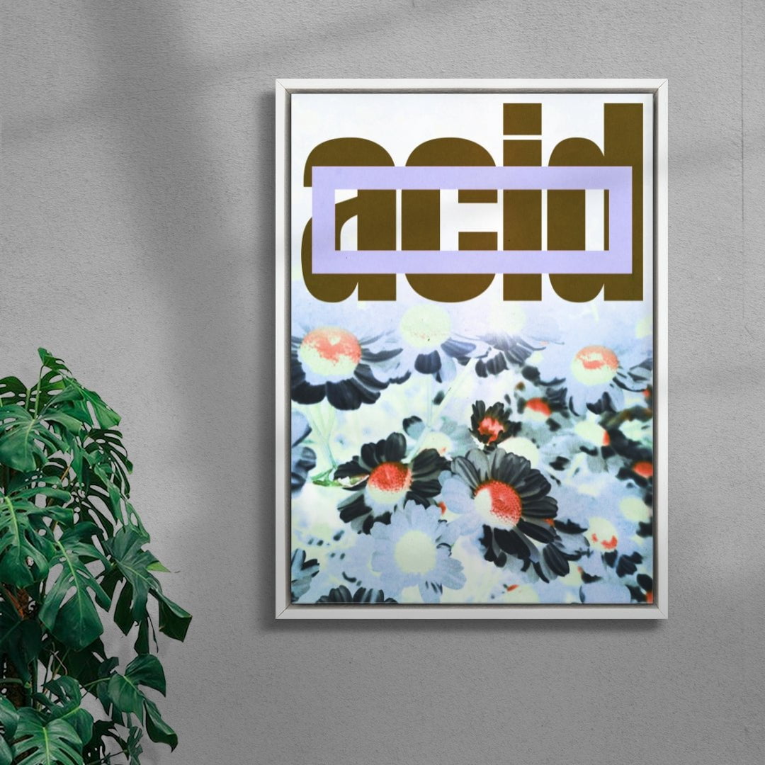 Acid 1 contemporary wall art print by Edan Strachan - sold by DROOL