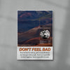 Don't feel bad contemporary wall art print by Salome Frenzel - sold by DROOL