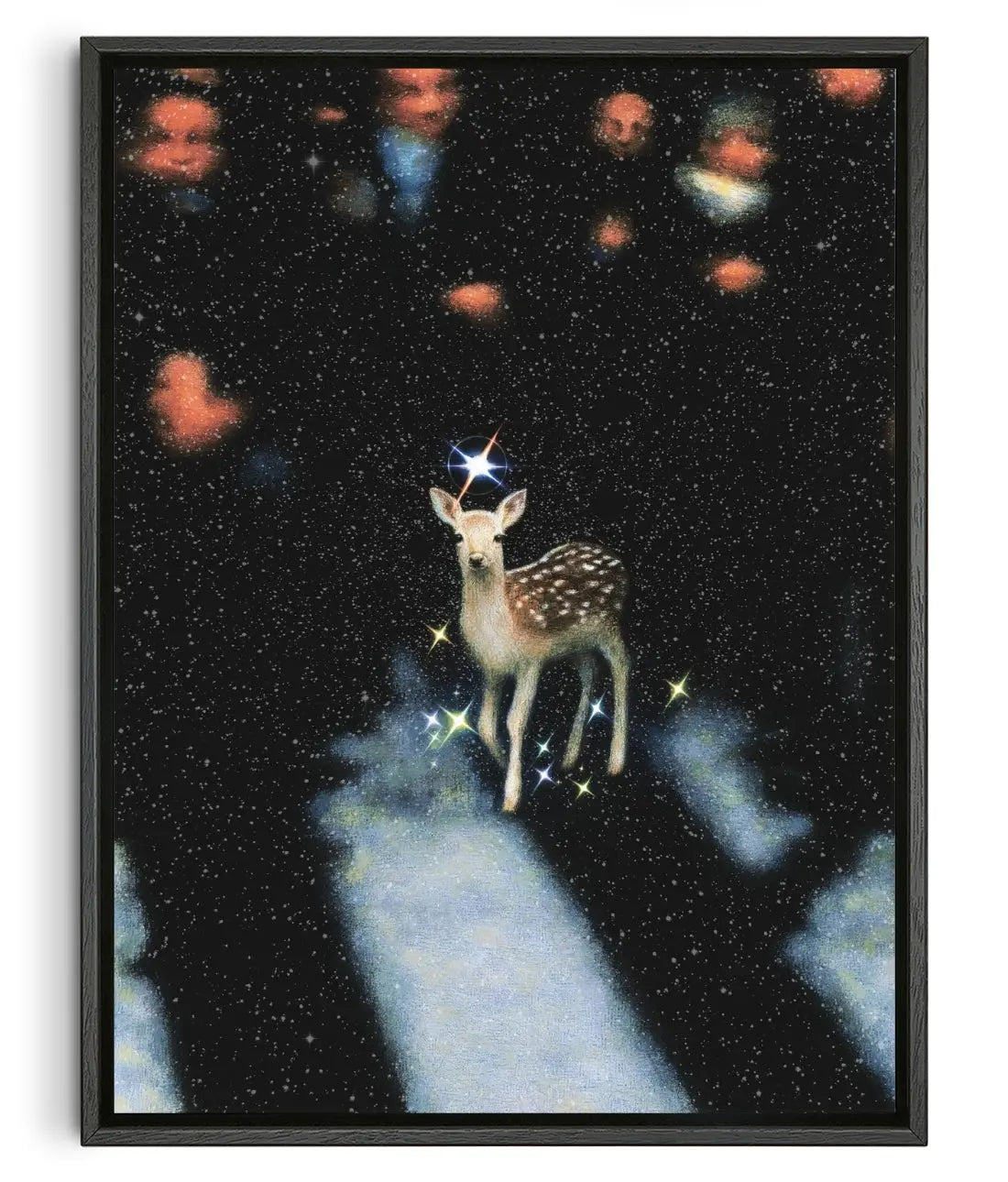 loner contemporary canvas print by Blank Embrace - sold by DROOL