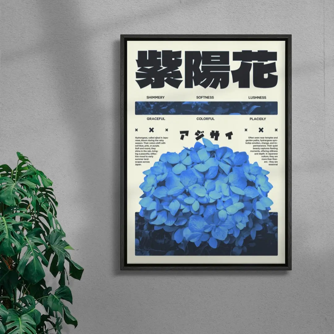 Hydrangea Poster