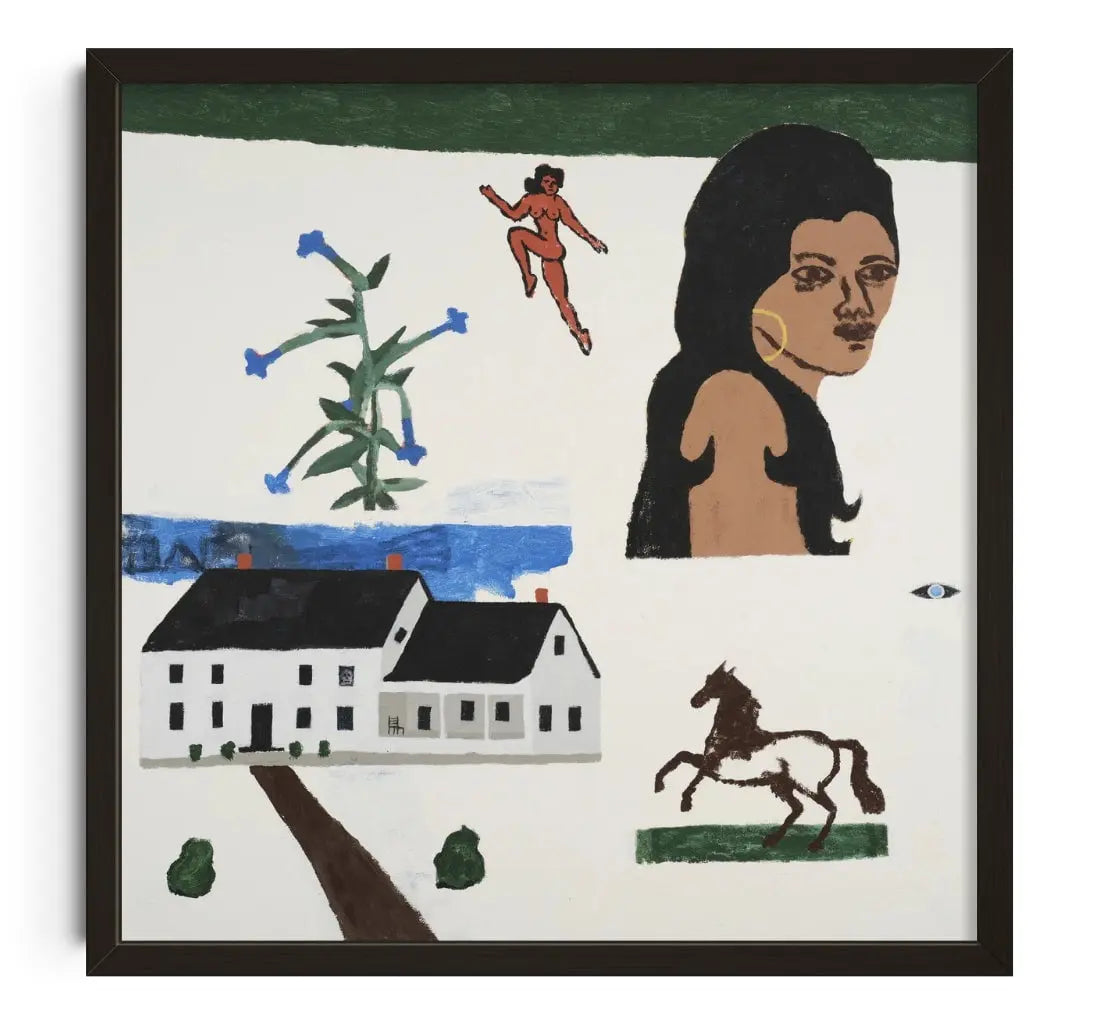 The Farmhouse contemporary wall art print by Colby Edwards - sold by DROOL