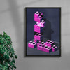 Tessellate contemporary wall art print by Jasmin Chavez - sold by DROOL