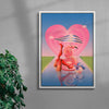 Relaxation in the Sun contemporary wall art print by Paulina Almira - sold by DROOL