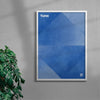 Dream in Blue contemporary wall art print by Henry M. - sold by DROOL