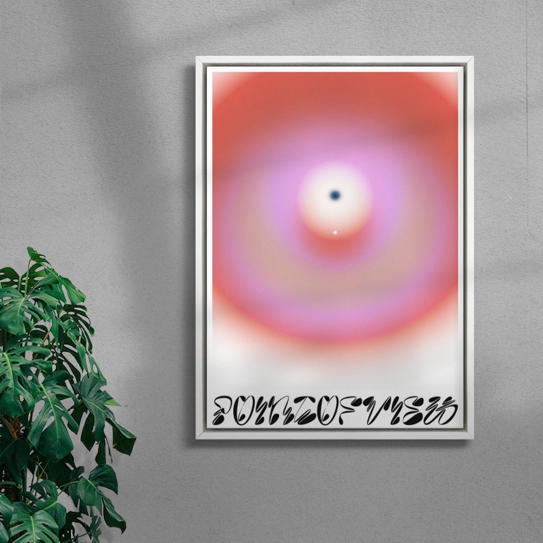 Point of view contemporary wall art print by Henry M. - sold by DROOL