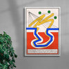 Path contemporary wall art print by Tristan Huschke - sold by DROOL
