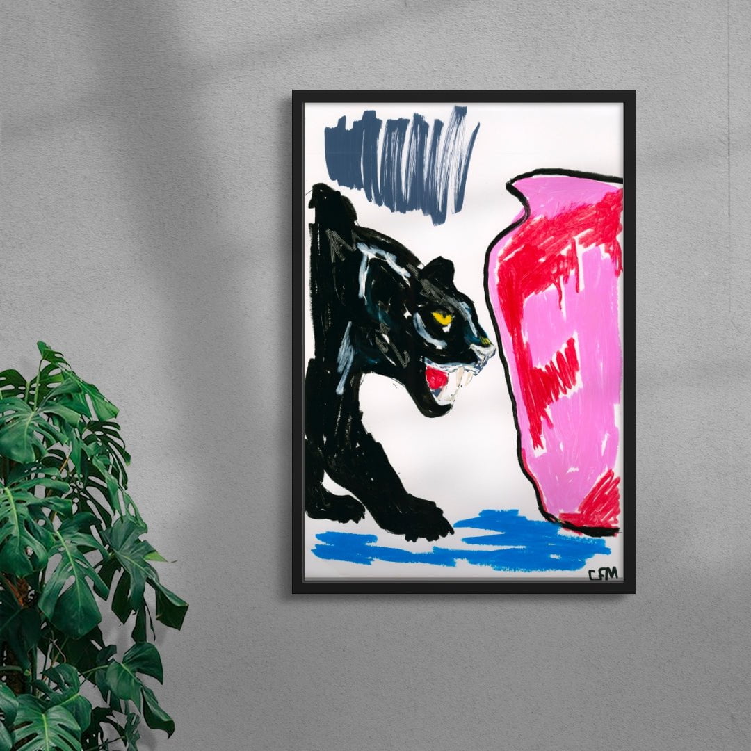 Bound contemporary wall art print by Caitlin Flood-Molyneux - sold by DROOL