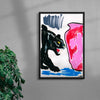 Bound contemporary wall art print by Caitlin Flood-Molyneux - sold by DROOL