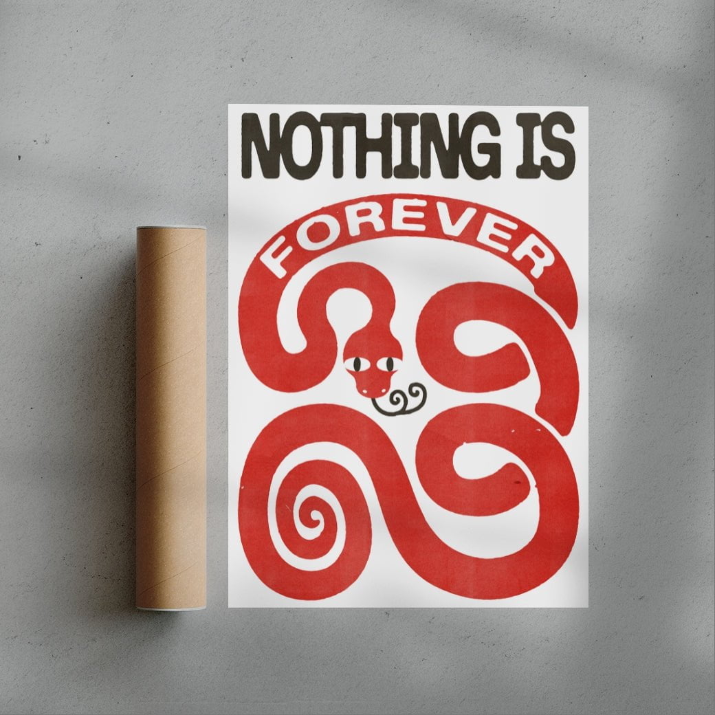 Nothing Is Forever contemporary wall art print by Alexander Khabbazi - sold by DROOL