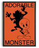 Load image into Gallery viewer, Adorable Monster contemporary wall art print by Sven Silk - sold by DROOL