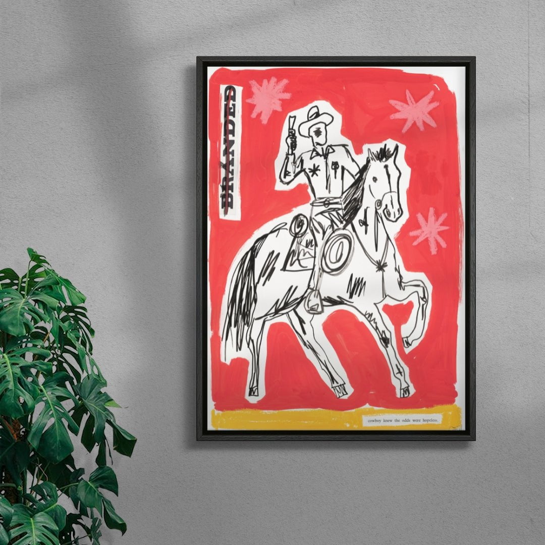 Into The Wild contemporary wall art print by Caitlin Flood-Molyneux - sold by DROOL