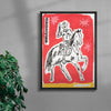 Into The Wild contemporary wall art print by Caitlin Flood-Molyneux - sold by DROOL