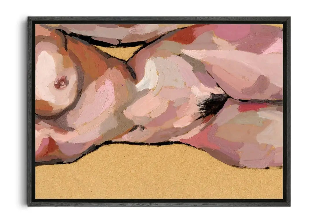 Nude Study contemporary wall art print by Sophie Goudman-Peachey - sold by DROOL
