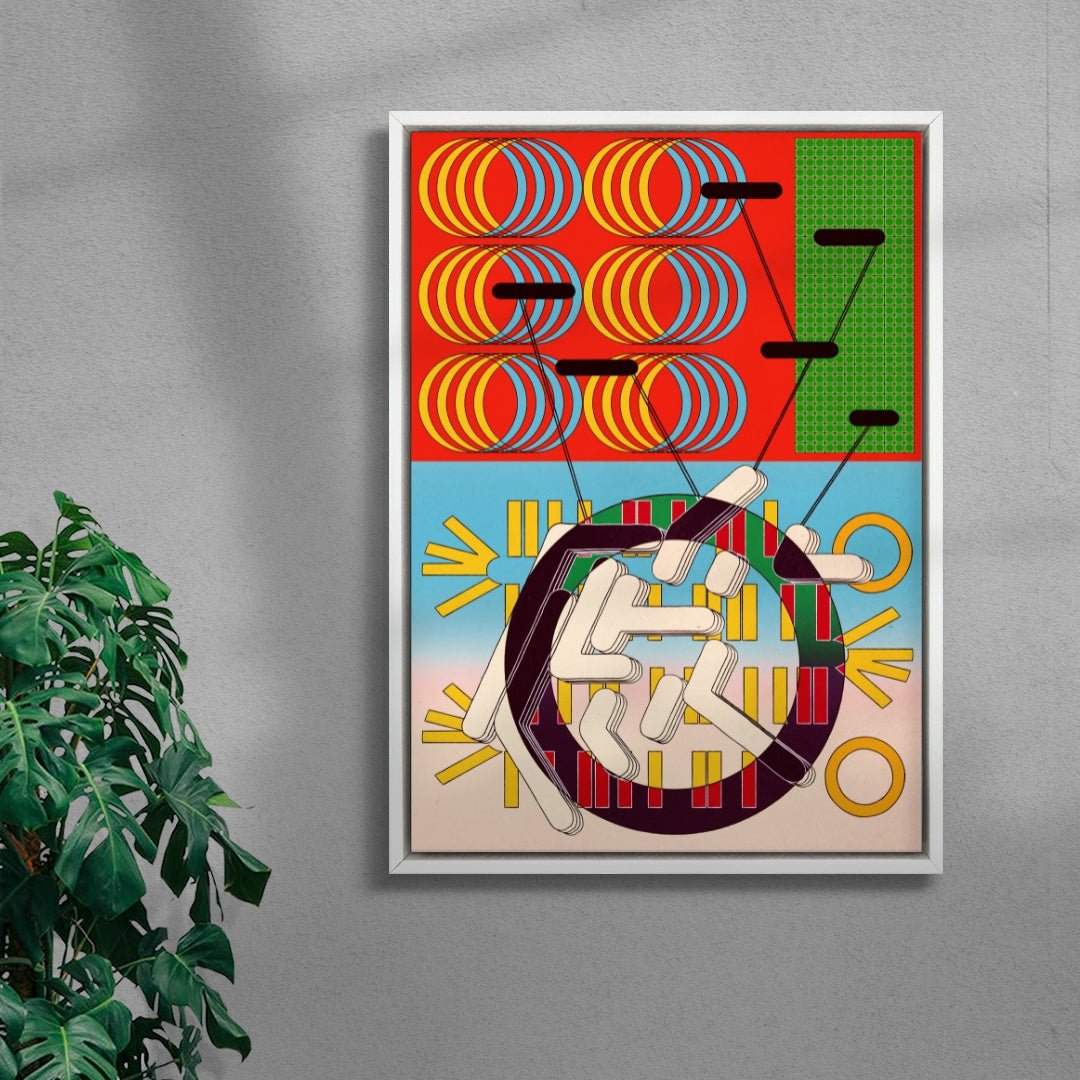 Space Track contemporary wall art print by Tristan Huschke - sold by DROOL
