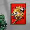 GOTEN TAG contemporary wall art print by DINES© - sold by DROOL