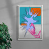 Clap contemporary wall art print by Tristan Huschke - sold by DROOL