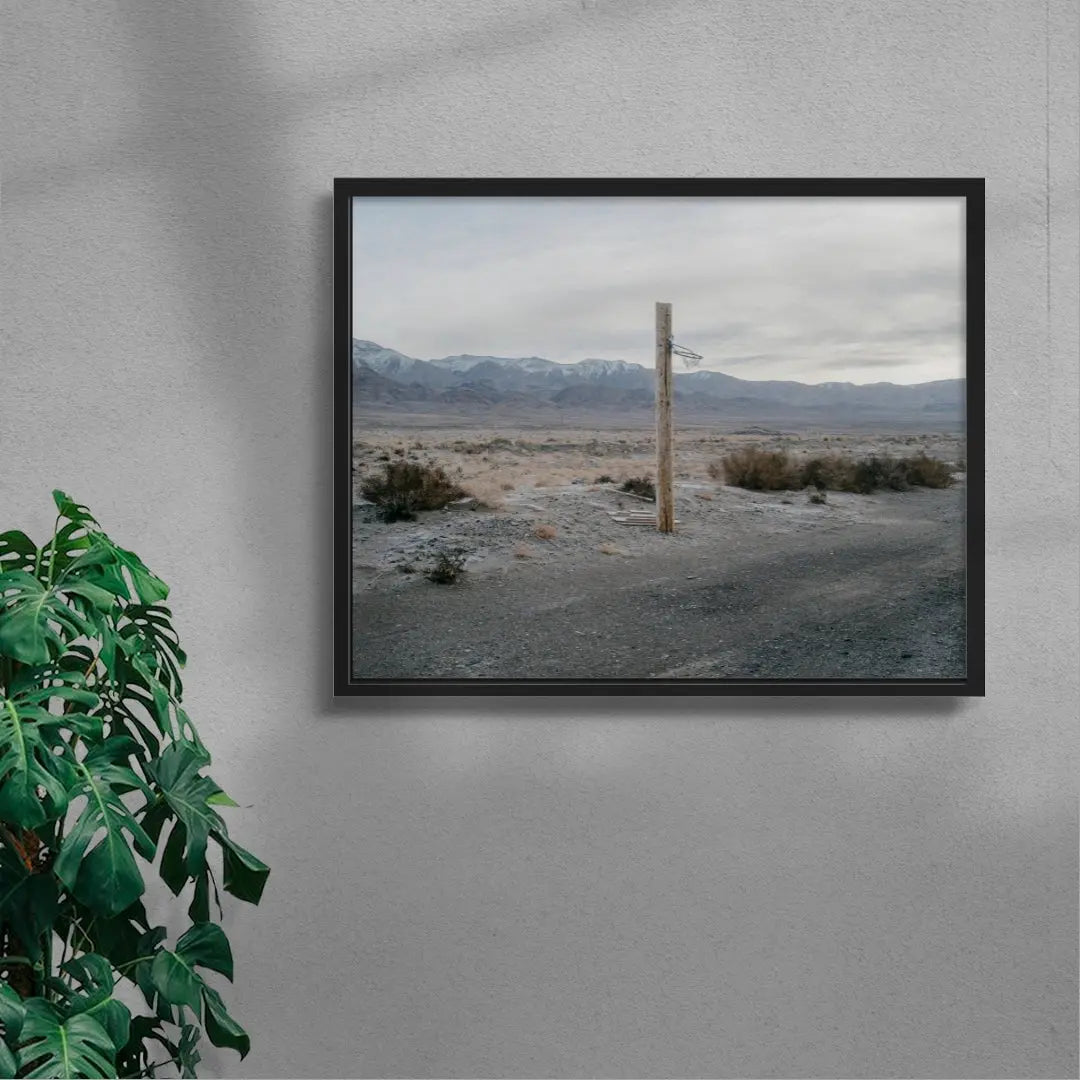 Desert Hoop contemporary wall art print by Alex Cook - sold by DROOL