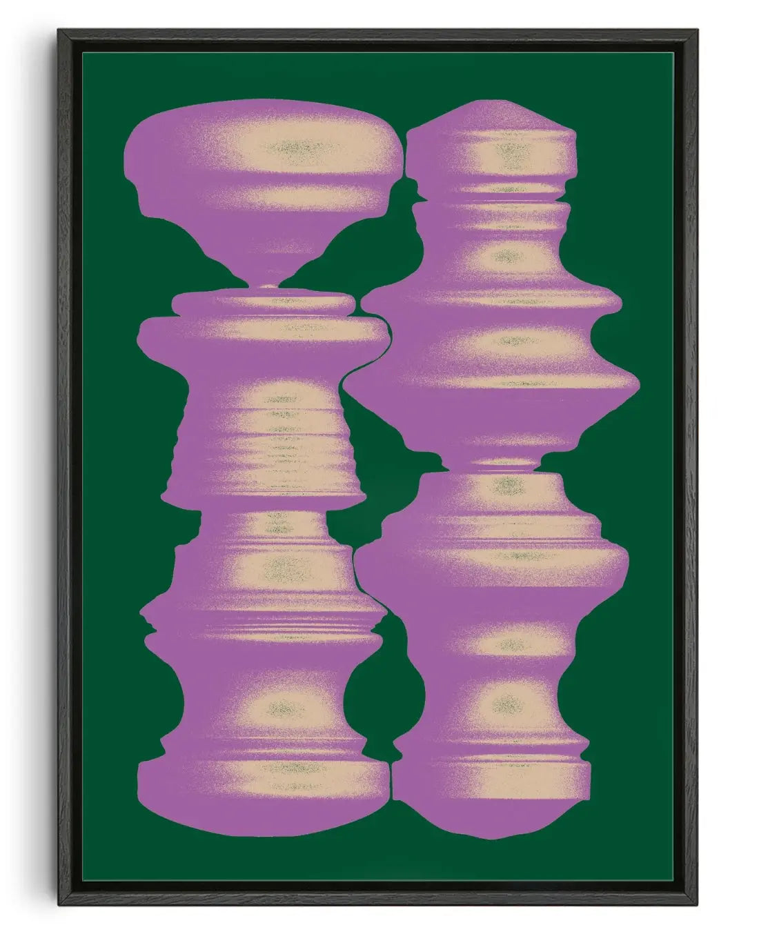 Three Peace Doves contemporary canvas print by Kenichi Kuromaru - sold by DROOL