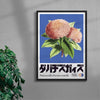 Ixora Waterfall contemporary wall art print by George Kempster - sold by DROOL
