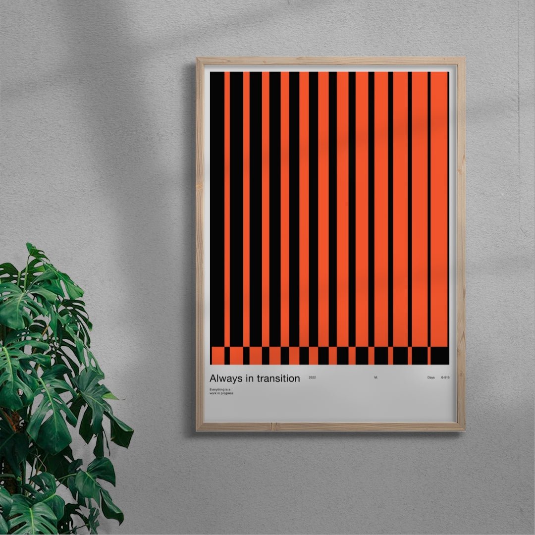 Always in transition contemporary wall art print by Mirza Talovic - sold by DROOL