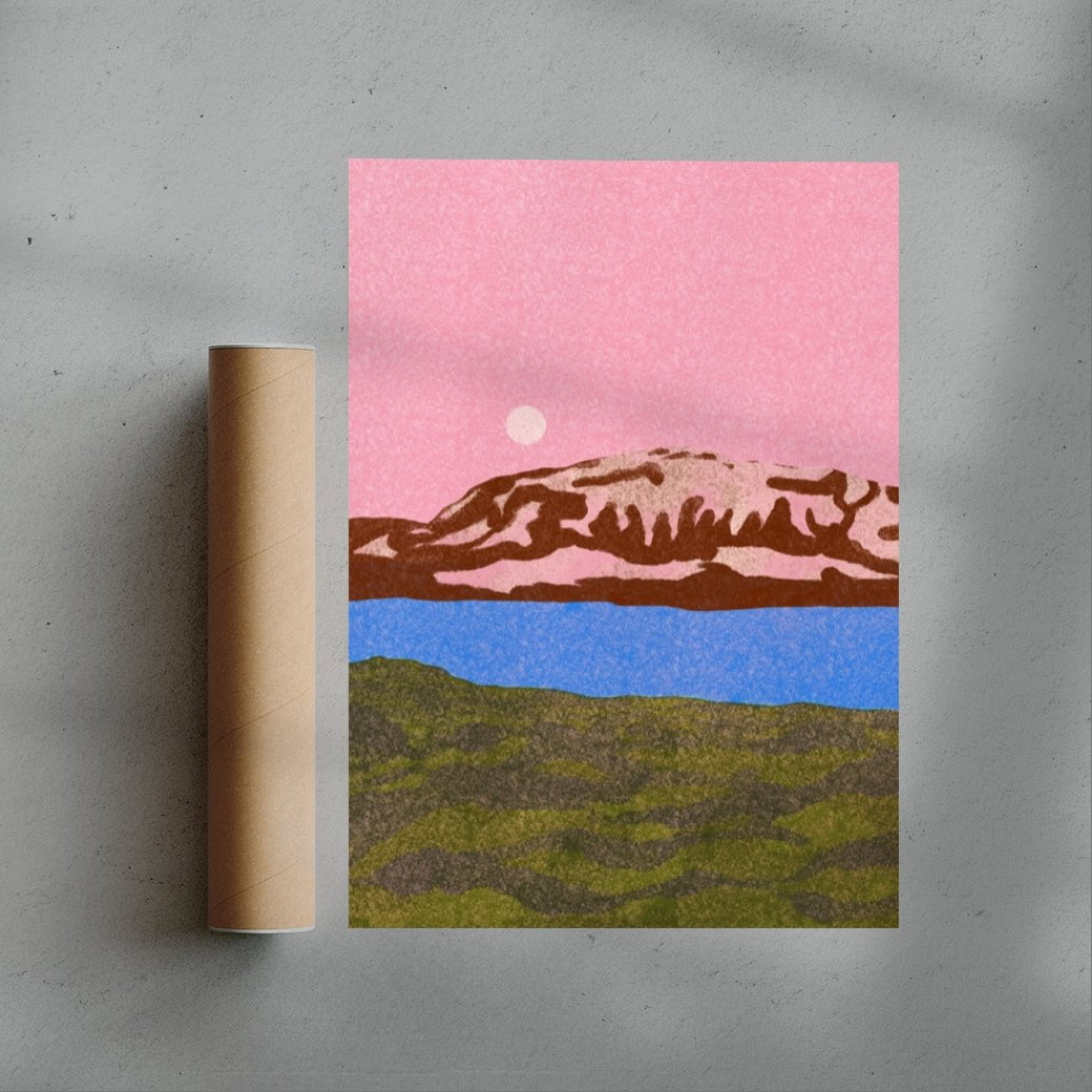 Jökulsárlón contemporary wall art print by Lily Kong - sold by DROOL