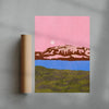 Jökulsárlón contemporary wall art print by Lily Kong - sold by DROOL