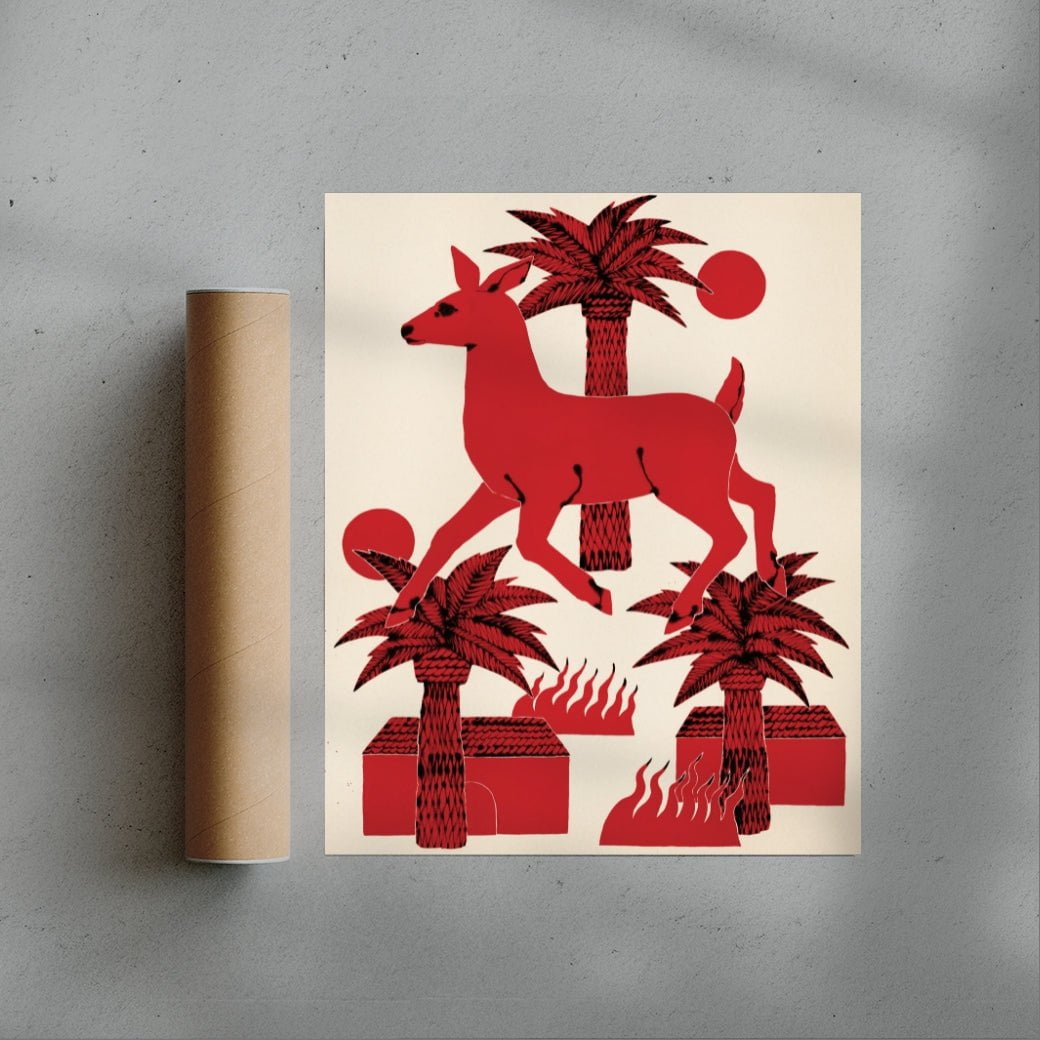Before the Smoke contemporary wall art print by Kwonny - sold by DROOL