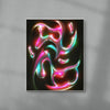 Figure 8 contemporary wall art print by Jasmin Chavez - sold by DROOL