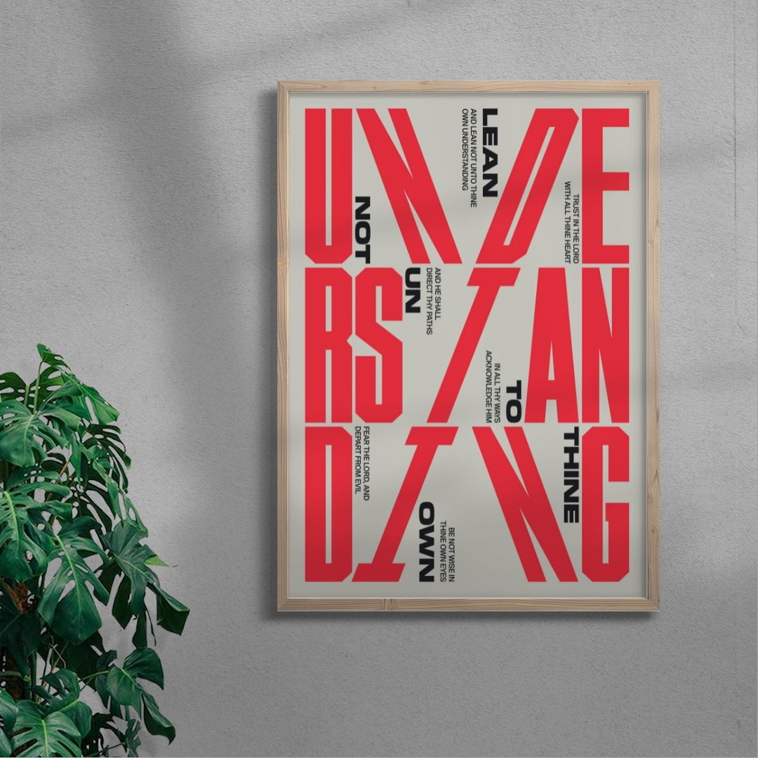 UNDERSTANDING contemporary wall art print by Xtian Miller - sold by DROOL