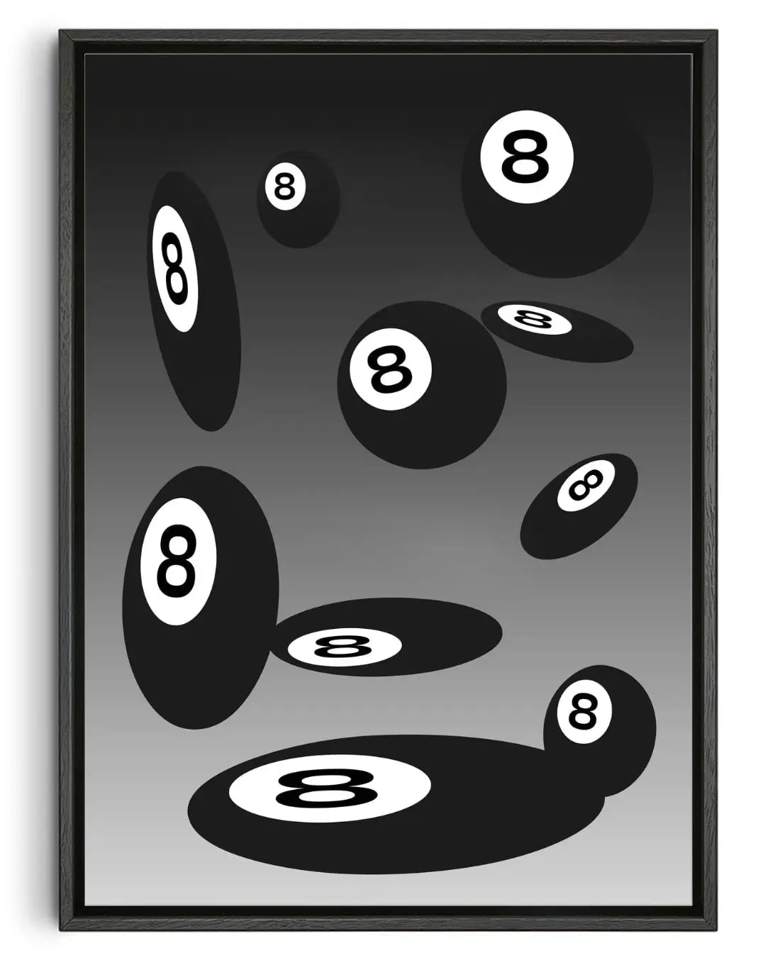 Magic 8 contemporary wall art print by Adam Foster - sold by DROOL