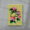 Japanese Flowers (3) contemporary canvas art print by Will Da Costa - sold by DROOL