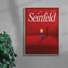 Seinfeld contemporary wall art print by Justyna Frąckiewicz - sold by DROOL