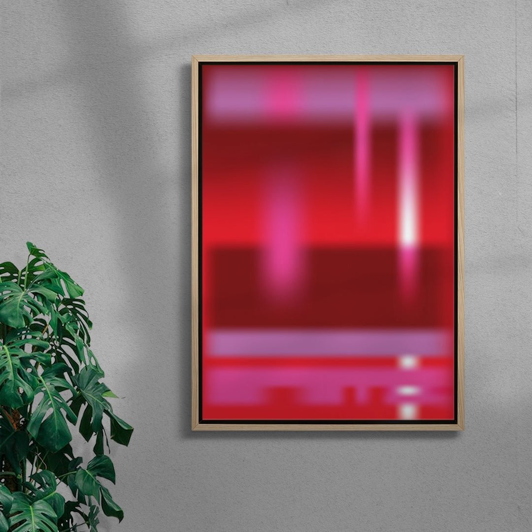 Quadraluv contemporary wall art print by Kim Van Vuuren - sold by DROOL