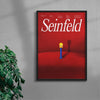 Seinfeld contemporary wall art print by Justyna Frąckiewicz - sold by DROOL